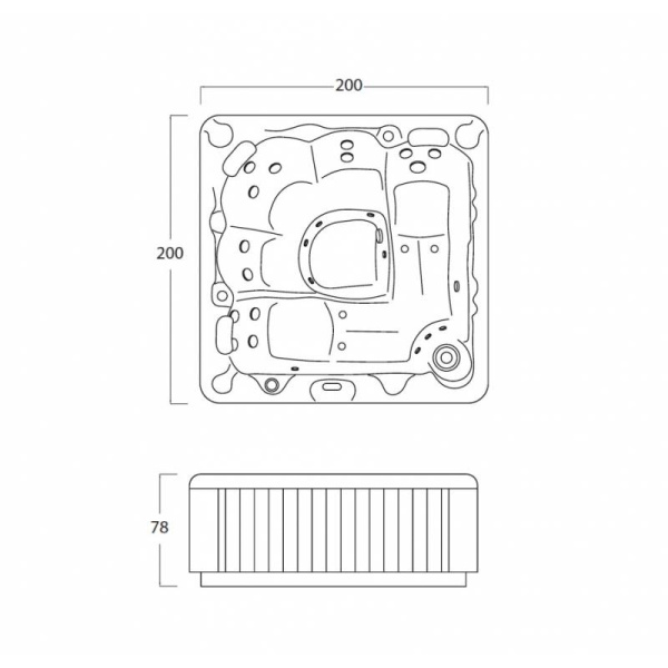 Спа бассейн Treesse Naxos