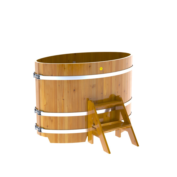 Купель овальная BentWood из лиственницы 0,80x1,42