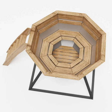 Спачан банный чан черный металл 1500мм